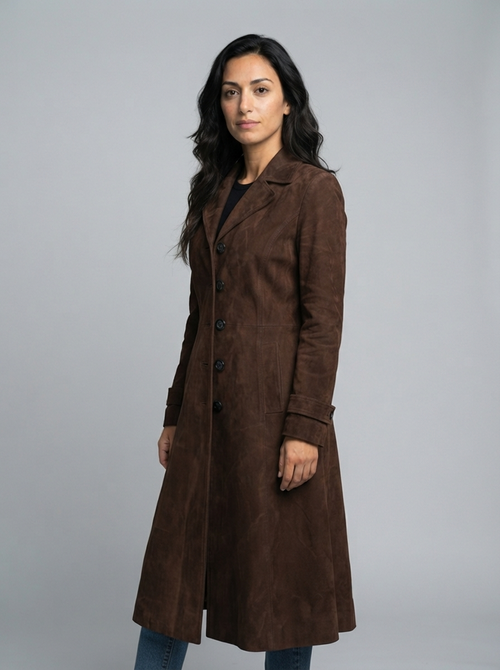 Women's Trench Coat – Double-Breasted Structured – Winter Australia