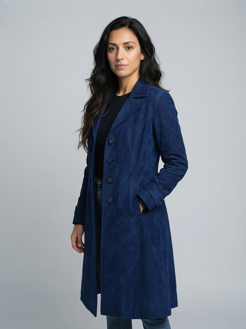 Women's Trench Coat – Double-Breasted Structured – Winter Australia