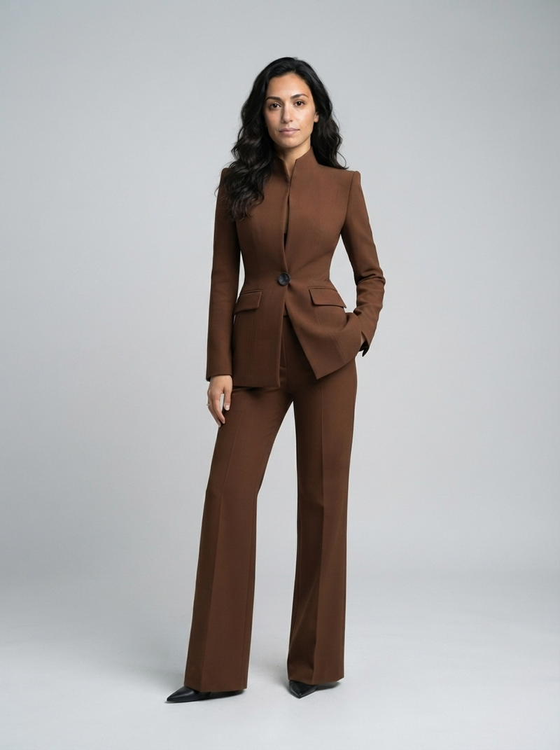 Women's Blazer & Palazzo Set – Tailored Relaxed Fit – Office Casual Australia