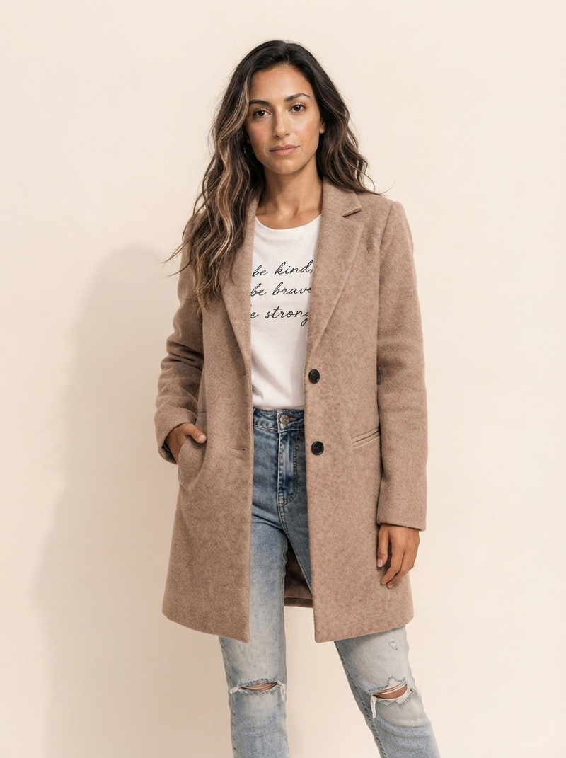 Women's Long Blazer – Slim Structured Fit – Office Casual Australia