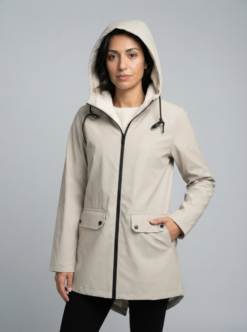 Women's Raincoat – Fleece-Lined Water-Repellent – Winter Australia