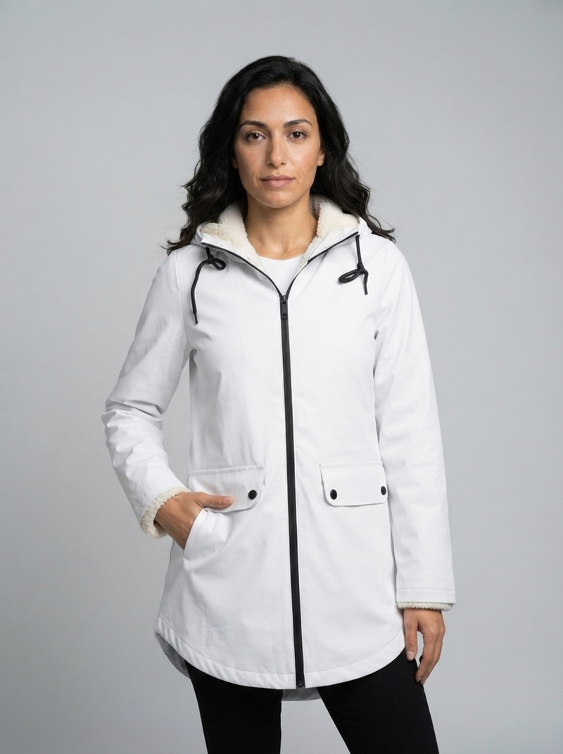 Women's Raincoat – Fleece-Lined Water-Repellent – Winter Australia