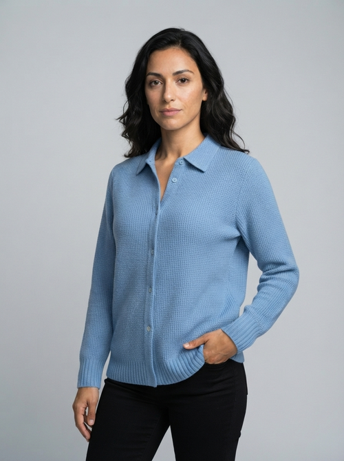 Women's Long Cardigan – Soft Knit Button-Front – Autumn Winter Australia