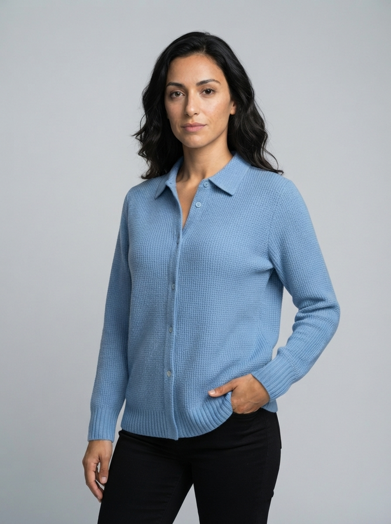 Women's Long Cardigan – Soft Knit Button-Front – Autumn Winter Australia