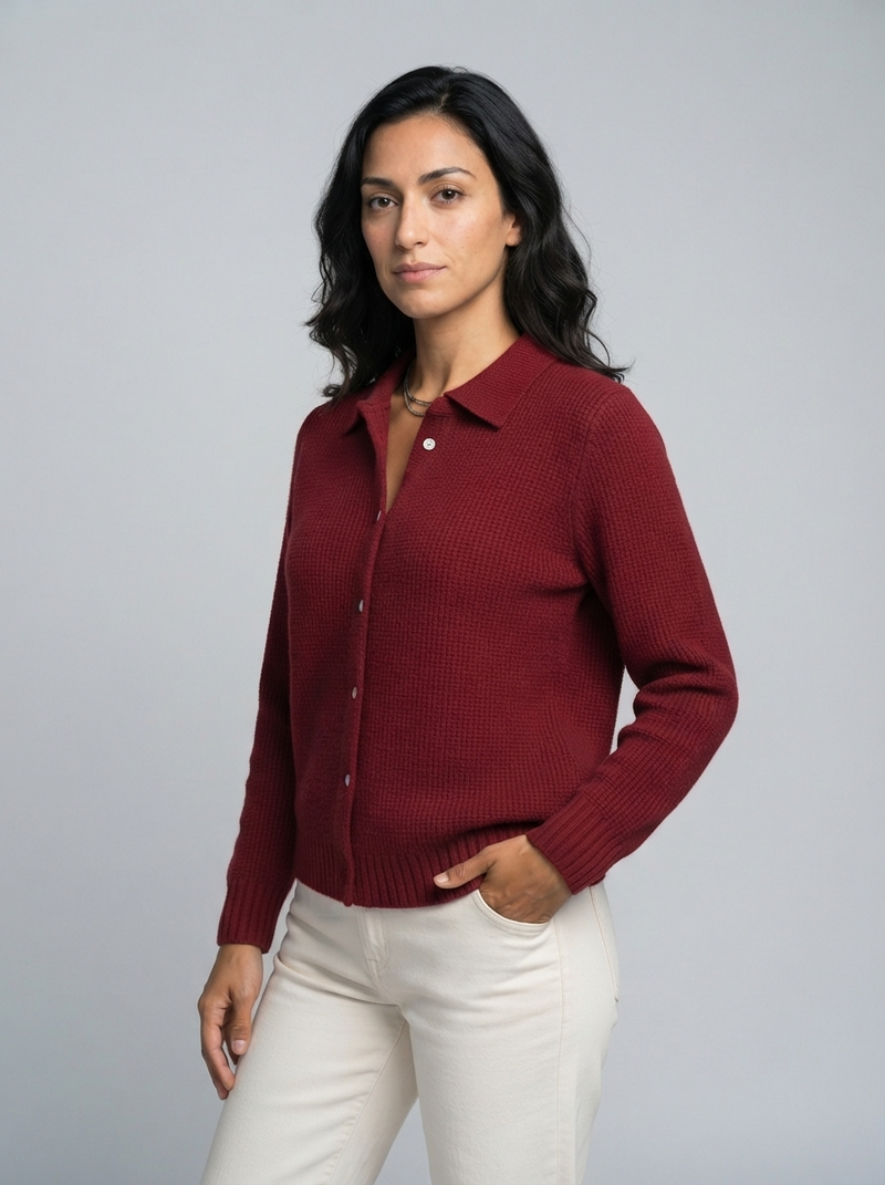 Women's Long Cardigan – Soft Knit Button-Front – Autumn Winter Australia