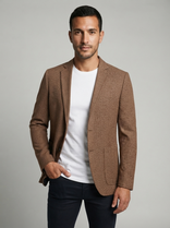 Haldon Mills Classic Men's Blazer Sohisticated in Brown