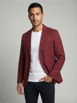 Haldon Mills Classic Men's Blazer Sohisticated in Red