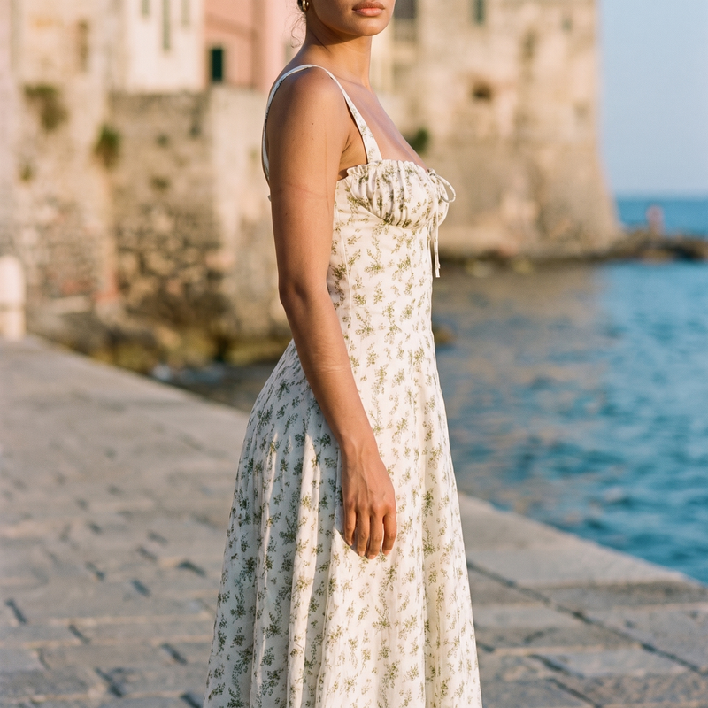 Florence Corset Maxi Dress | Women's Sweetheart Occasion Gown