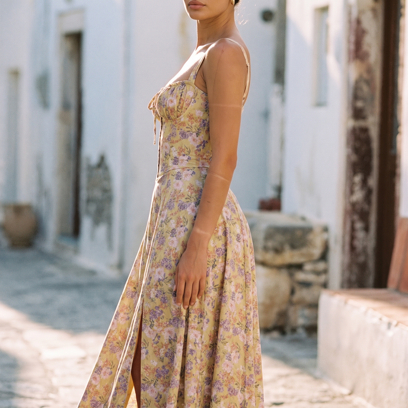 Florence Corset Maxi Dress | Women's Sweetheart Occasion Gown