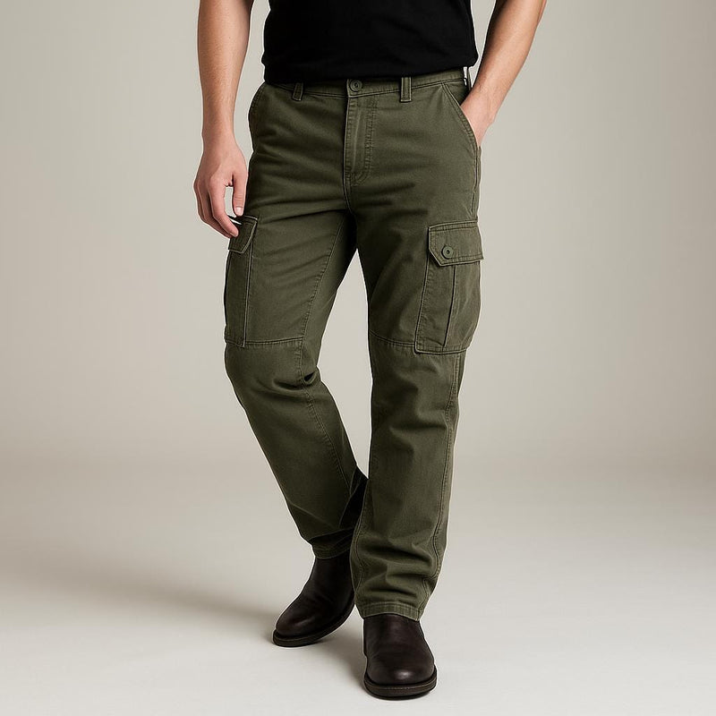 Cargo Pants – Structured Straight Leg – Men's Utility Casual Australia