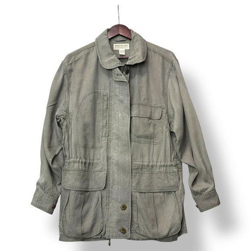 Utility Jacket – Cotton Blend Olive Green – Tailored Fit – Men's Winter Outerwear Australia