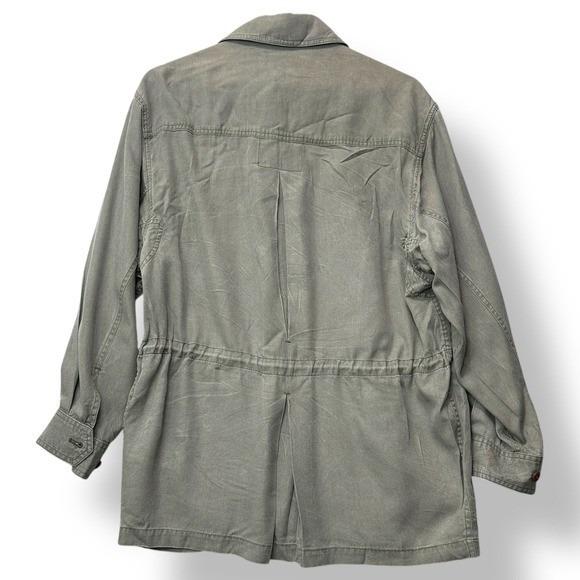 Utility Jacket – Cotton Blend Olive Green – Tailored Fit – Men's Winter Outerwear Australia
