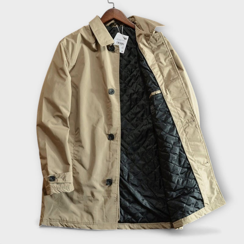 Weatherproof Jacket – Quilted Insulated Button-Up – Regular Fit – Men's Winter Outerwear Australia