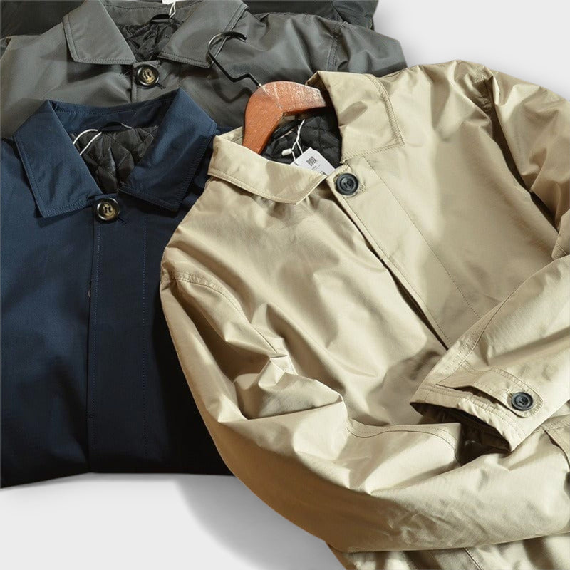 Weatherproof Jacket – Quilted Insulated Button-Up – Regular Fit – Men's Winter Outerwear Australia