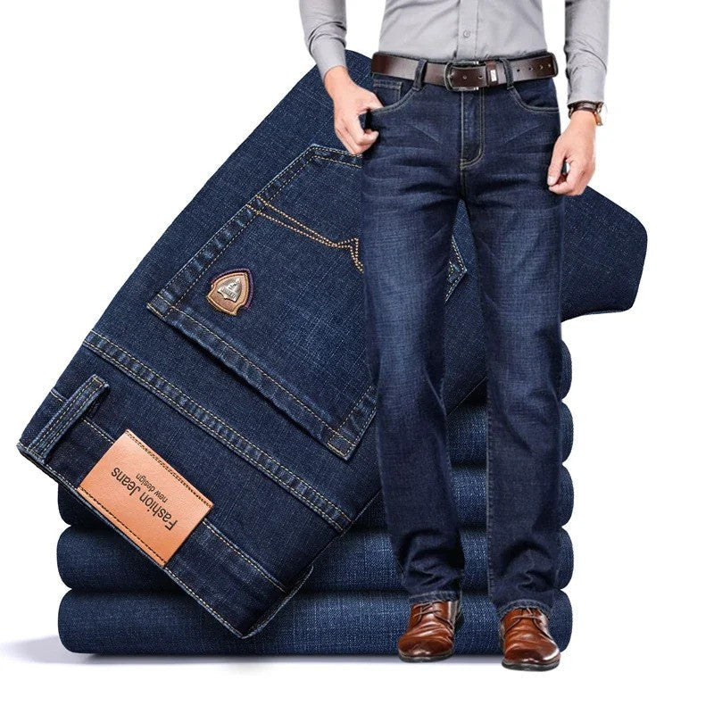 Denim Jeans – Stretch Cotton Straight Leg – Men's Casual Australia