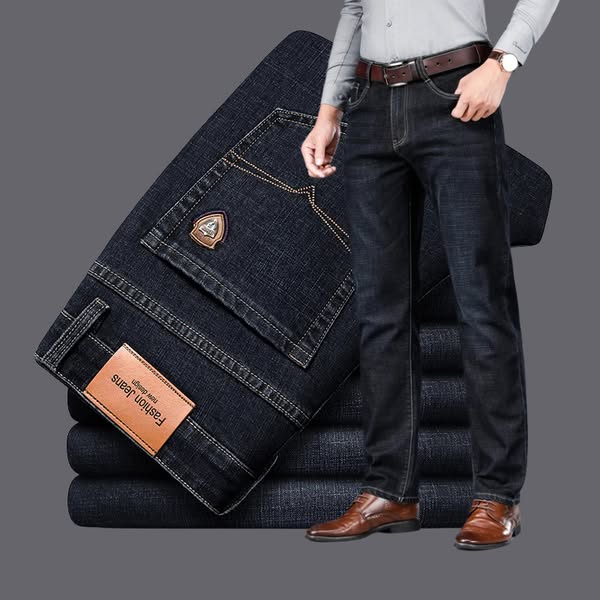 Denim Jeans – Stretch Cotton Straight Leg – Men's Casual Australia