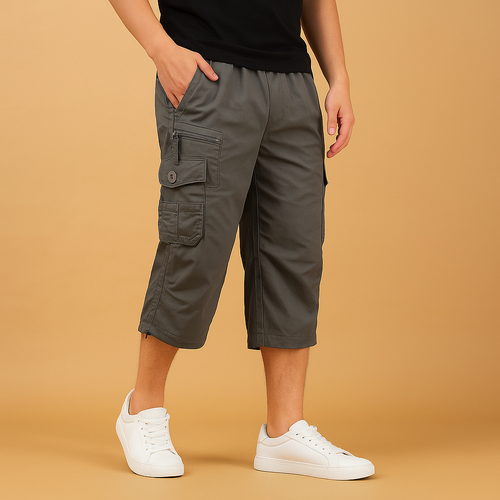 Cargo Shorts – Long Cotton Breathable – Relaxed Fit – Men's Summer Casual Australia