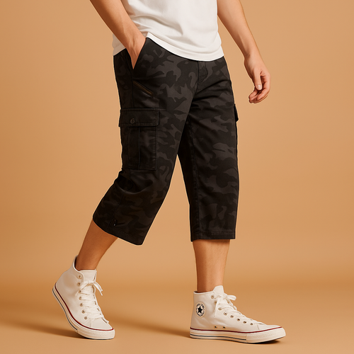 Cargo Shorts – Long Cotton Breathable – Relaxed Fit – Men's Summer Casual Australia