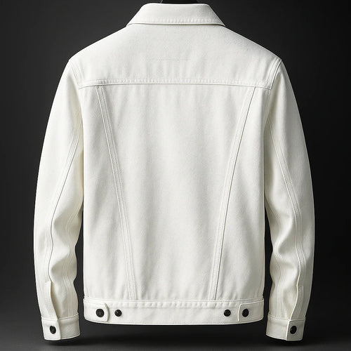 Denim Jacket – Classic Button-Up Collar – Regular Fit – Men's Casual Outerwear Australia