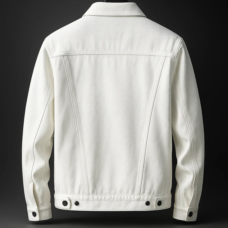 Denim Jacket – Classic Button-Up Collar – Regular Fit – Men's Casual Outerwear Australia