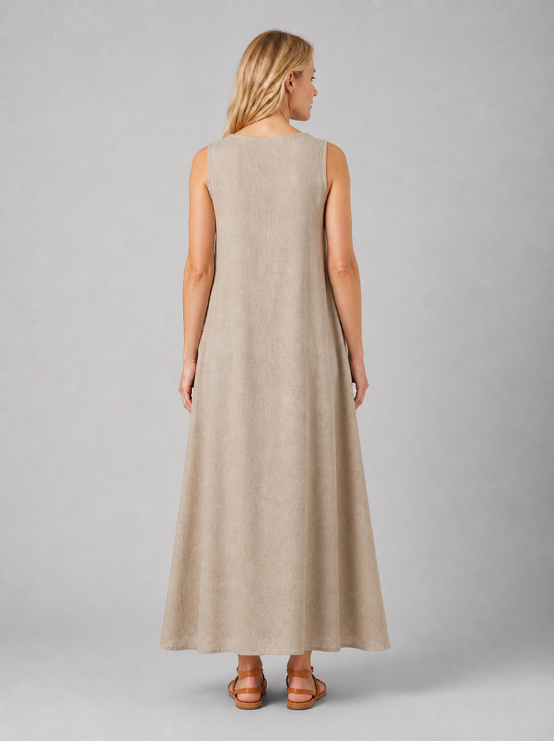 Linnea Maxi Dress | Women's Sleeveless V-Neck Relaxed Summer Dress