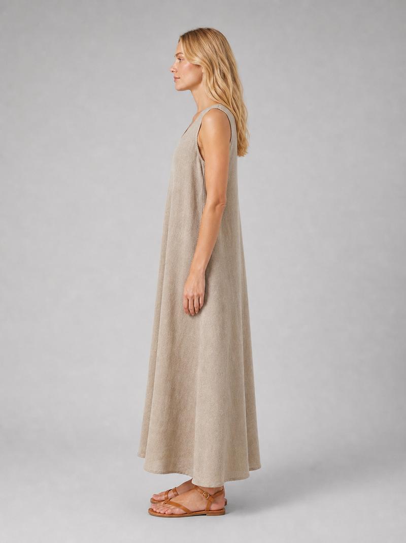 Linnea Maxi Dress | Women's Sleeveless V-Neck Relaxed Summer Dress