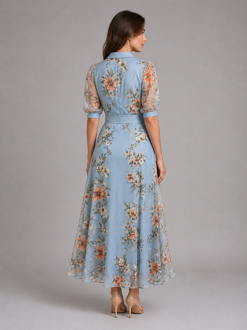 Amaya Floral Wrap Maxi Dress | Women's Tie-Waist Occasion Dress