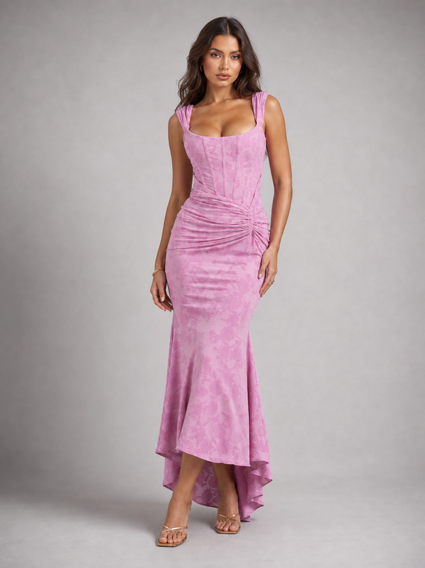 Anouk Corset Maxi Dress | Women's Fishtail Floral Occasion Dress