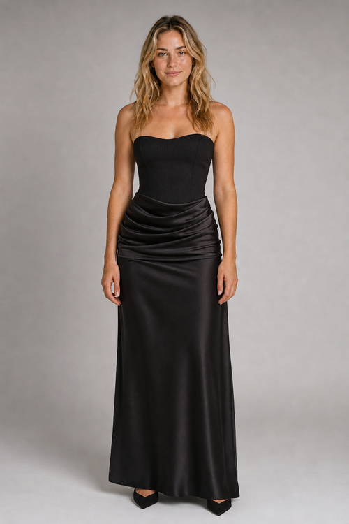 Seraphine Corset Maxi Dress | Women's Strapless Formal Gown