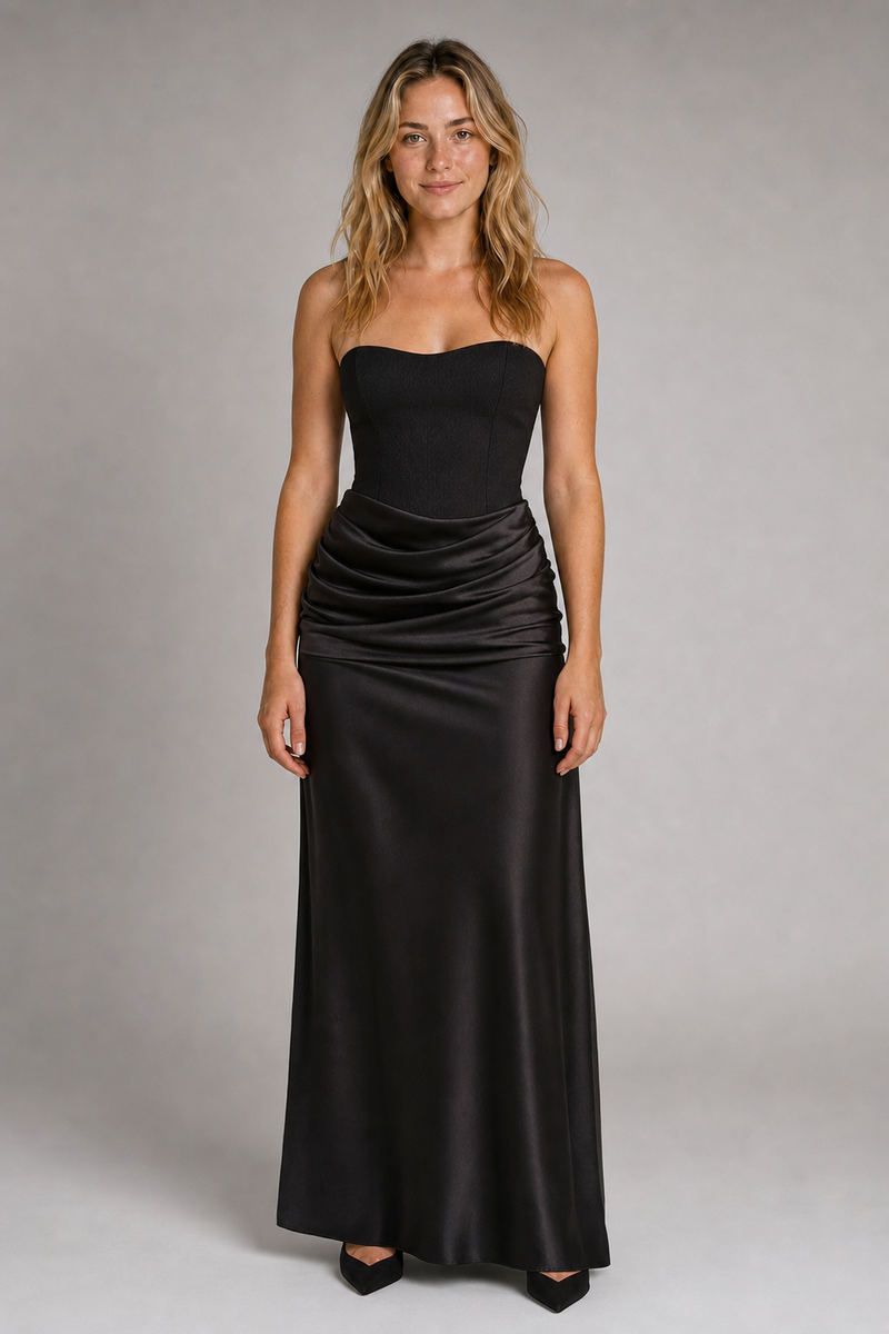 Seraphine Corset Maxi Dress | Women's Strapless Formal Gown
