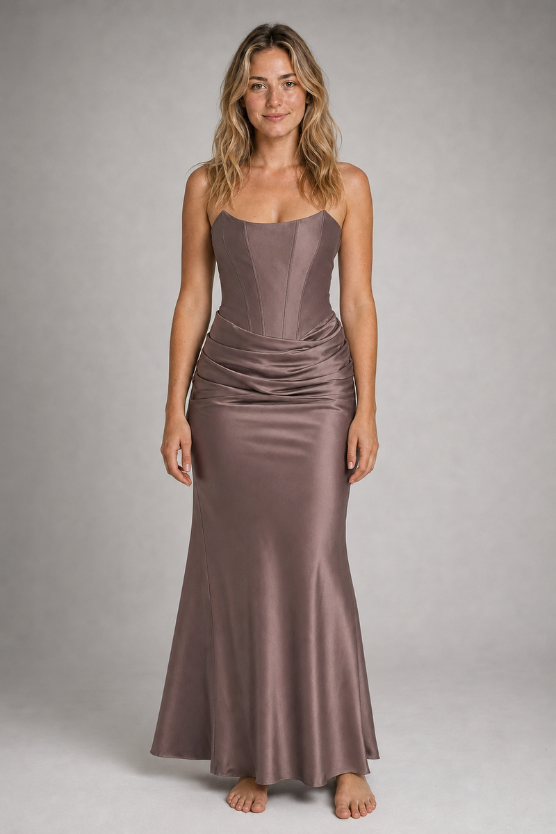 Seraphine Corset Maxi Dress | Women's Strapless Formal Gown