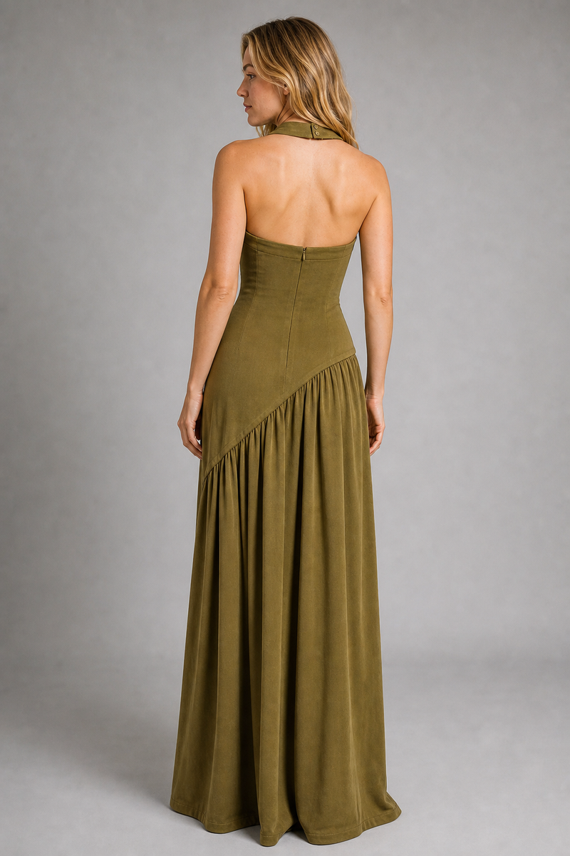 Elsin Slip Maxi Dress | Women's Streamlined Occasion Dress