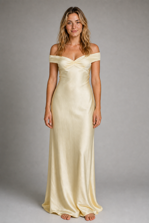 Florence Off-Shoulder Maxi Dress | Women's Wedding-Guest Dress