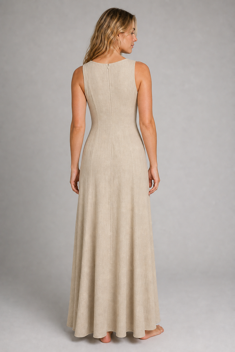 Marnie Ruched Maxi Dress | Women's Sleeveless A-Line Summer Dress