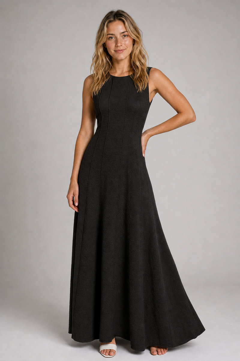 Marnie Ruched Maxi Dress | Women's Sleeveless A-Line Summer Dress