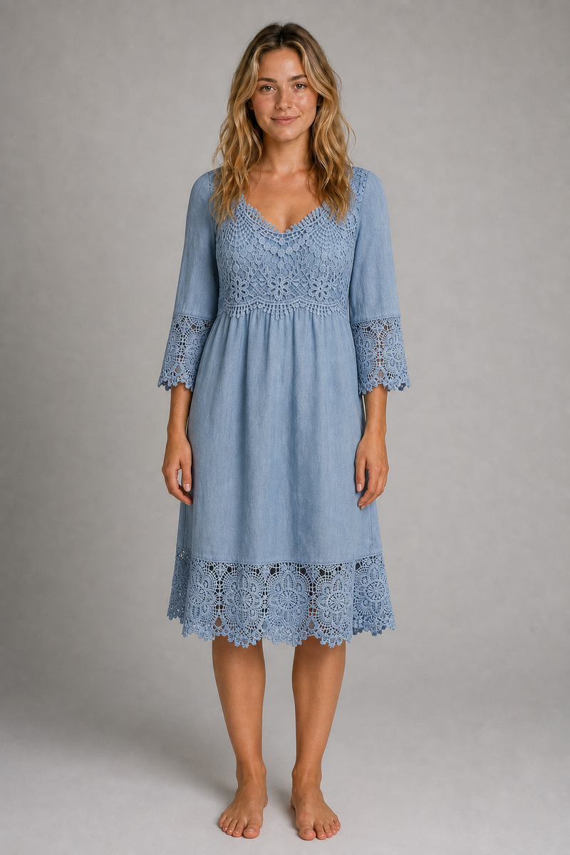 Lace Midi Dress | Women's Tailored Cocktail Dress