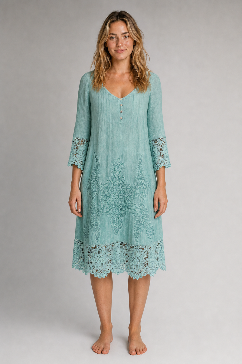 Lace Midi Dress | Women's Tailored Cocktail Dress