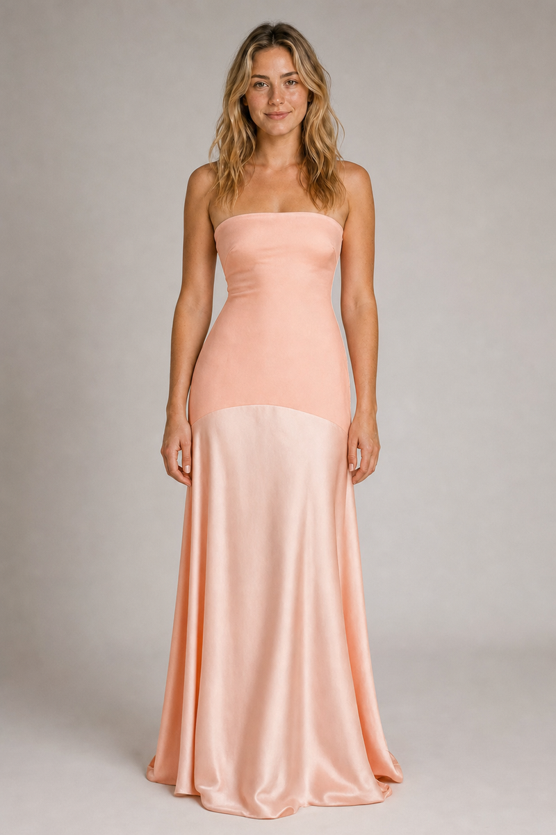 Miranda Strapless Maxi Dress | Women's Bias-Cut Occasion Gown