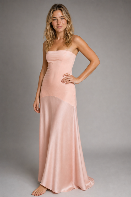 Miranda Strapless Maxi Dress | Women's Bias-Cut Occasion Gown