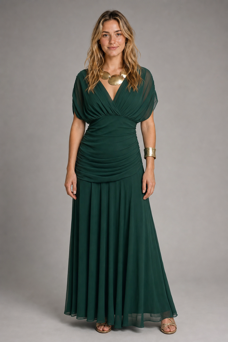 Vivienne Laurent Off-Shoulder Maxi Dress | Women's Evening Gown