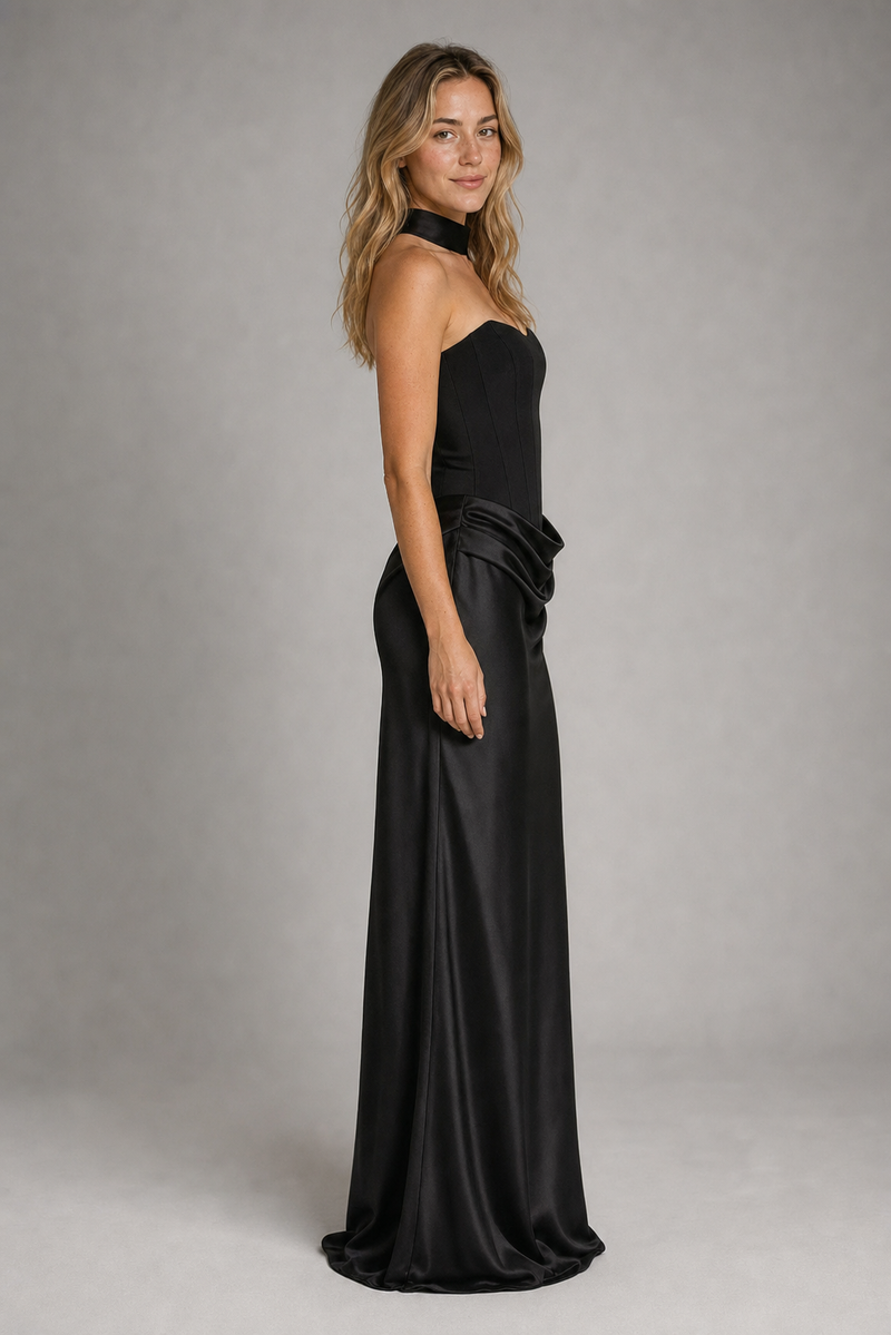 Vivienne Moretti Corset Maxi Dress | Women's Evening Gown