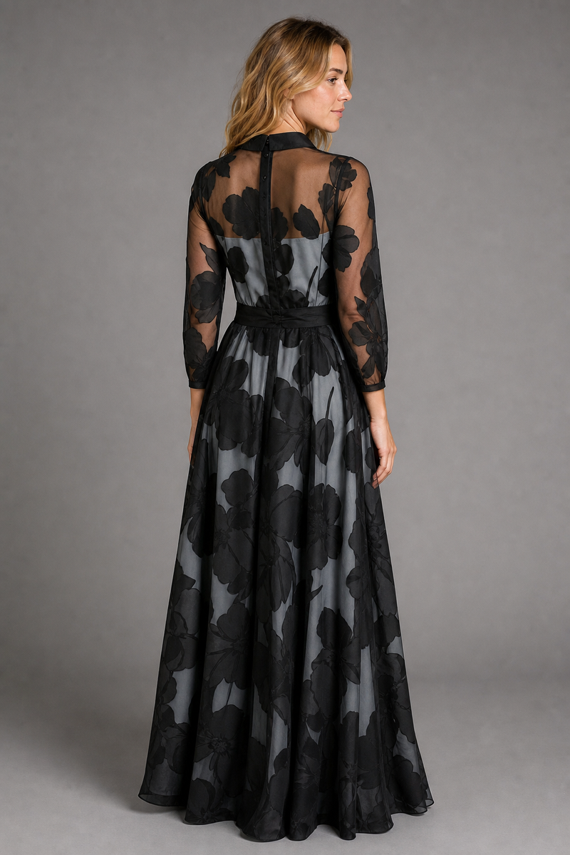 Denise Long Flowing Dress | Women's Lightweight Occasion Dress