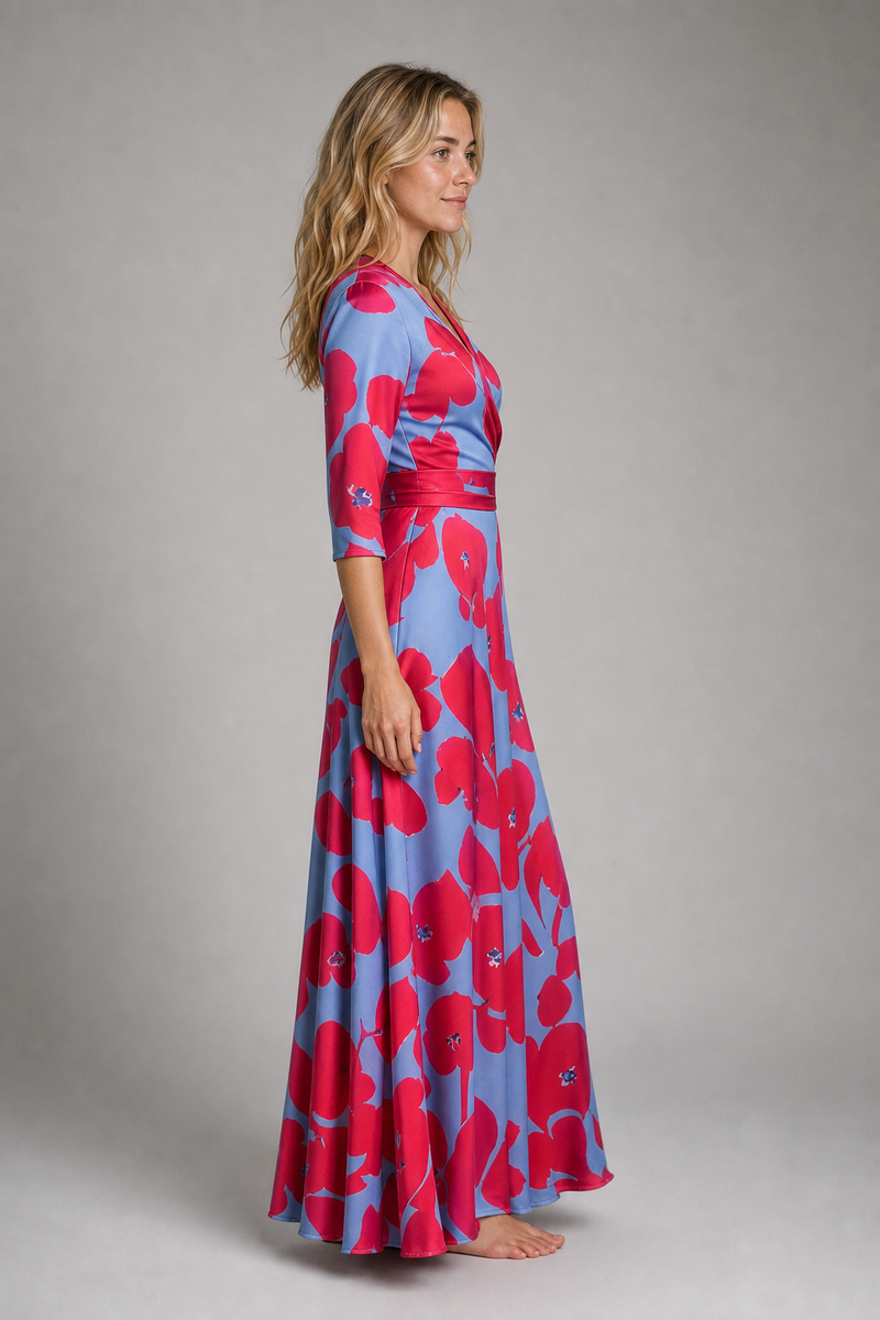 Jocelyn Floral Dress | Women's 3/4-Sleeve Occasion Dress