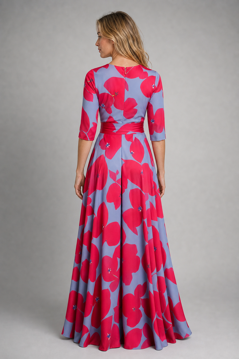 Jocelyn Floral Dress | Women's 3/4-Sleeve Occasion Dress