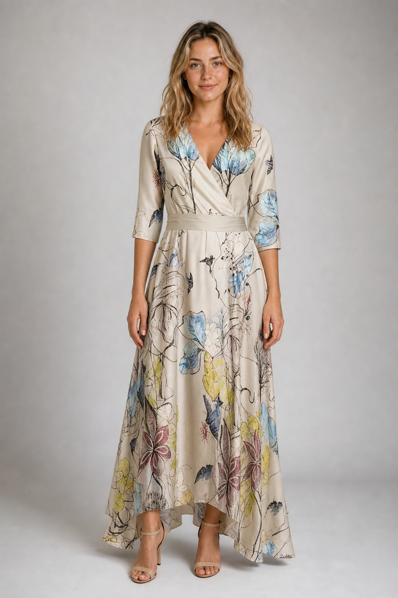 Jocelyn Floral Dress | Women's 3/4-Sleeve Occasion Dress