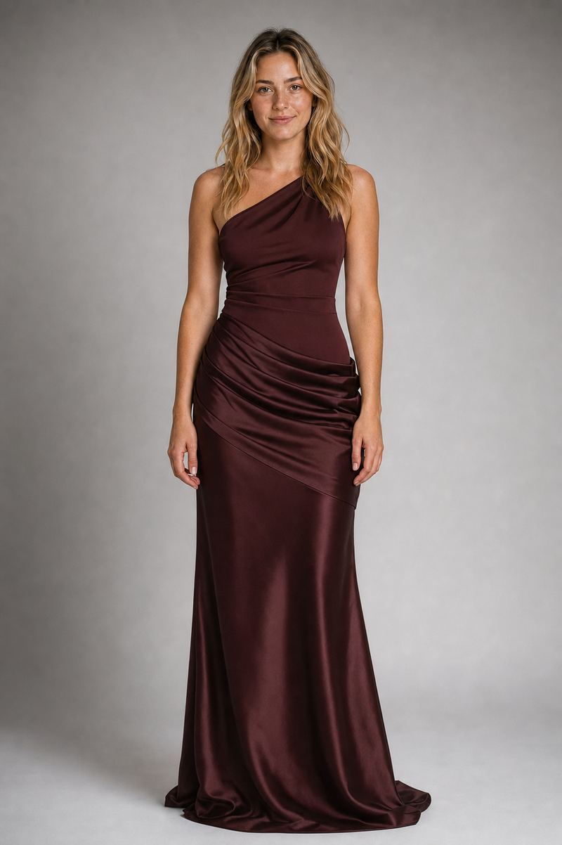 Alina Streamlined Maxi Dress | Women's Minimalist Occasion Dress