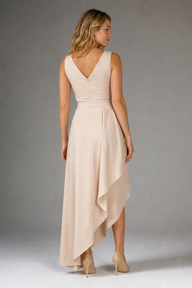 Blaire Wrap Midi Dress | Women's V-Neck Wedding-Guest Dress