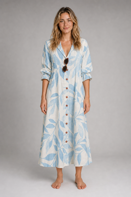 Saffron Floral Maxi Dress | Women's Resort Dress