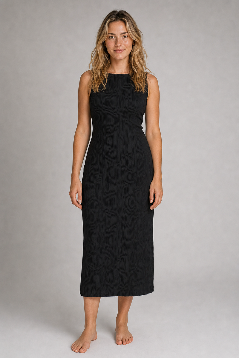 Romy Linen Midi Dress | Women's Cami Day Dress