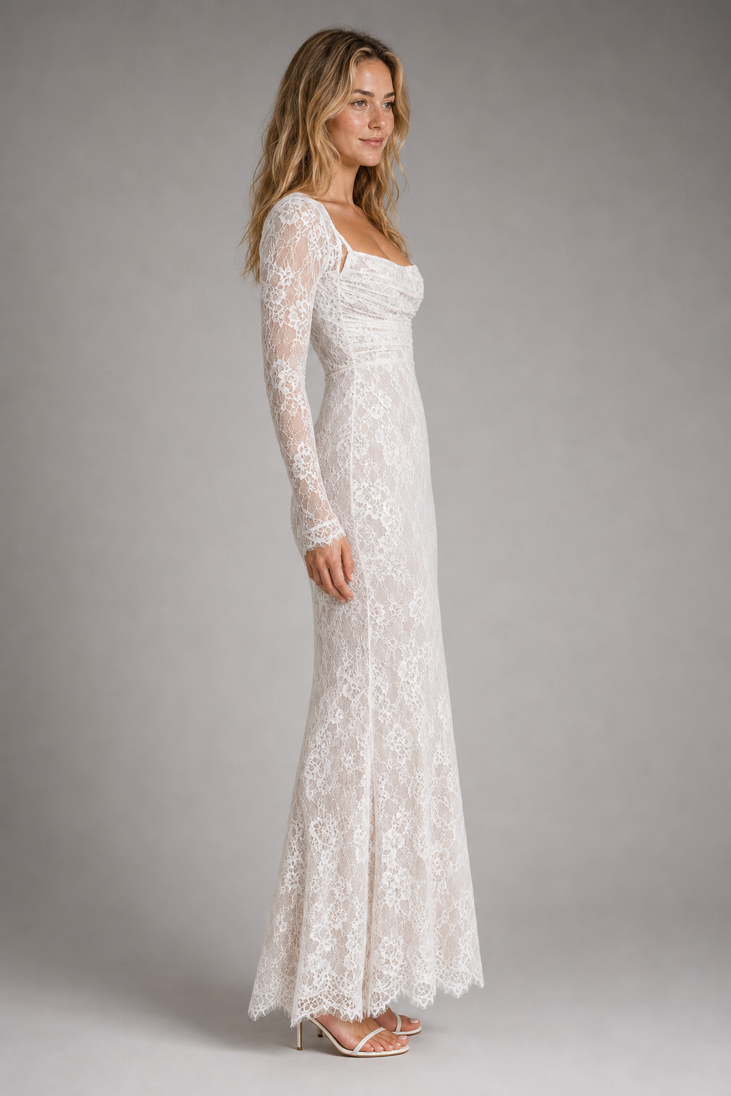 Lavinia Corset Lace Maxi Dress | Women's Wedding-Guest Gown